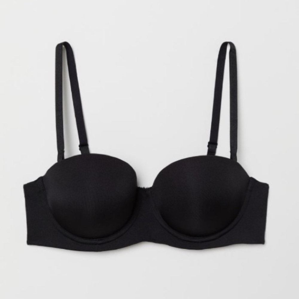 H&M Black Strapless Bra